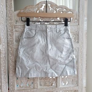 Honey Punch metallic mini skirt